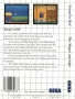 Sega  Master System&nbsp; - &nbsp;Kung Fu Kid (Back)
